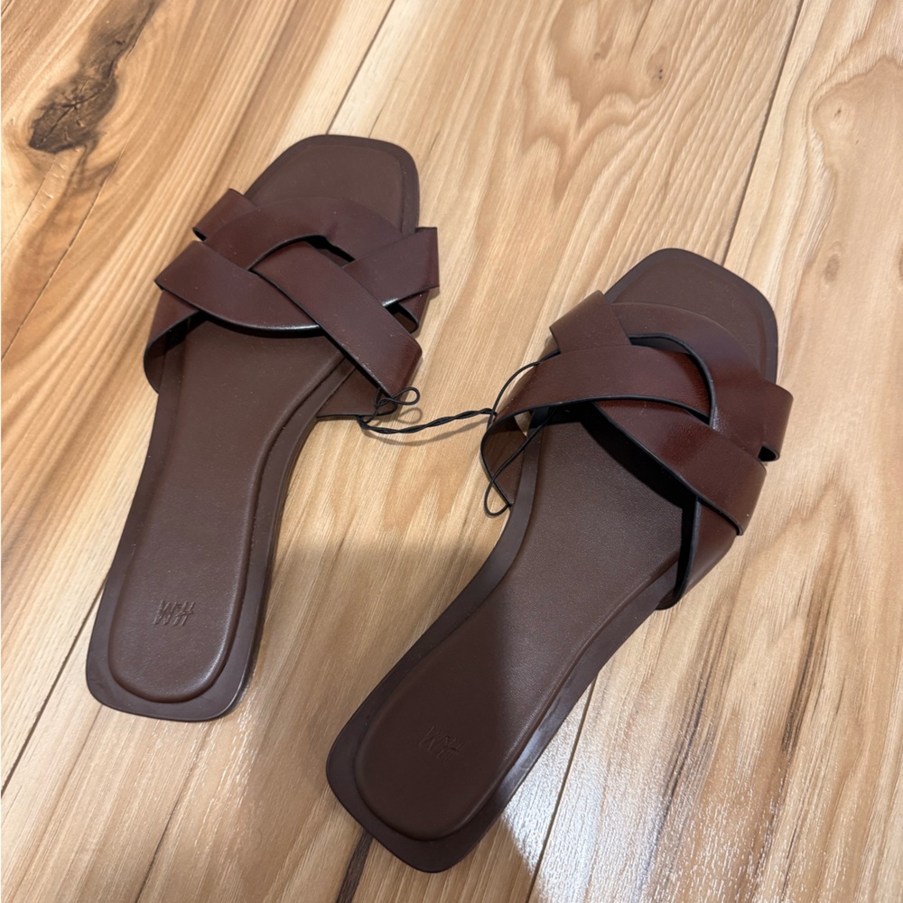 NWT H&M women braided sandals